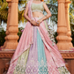 Designer Chiffon Lehenga Choli Set with Shimmering Sequins Work