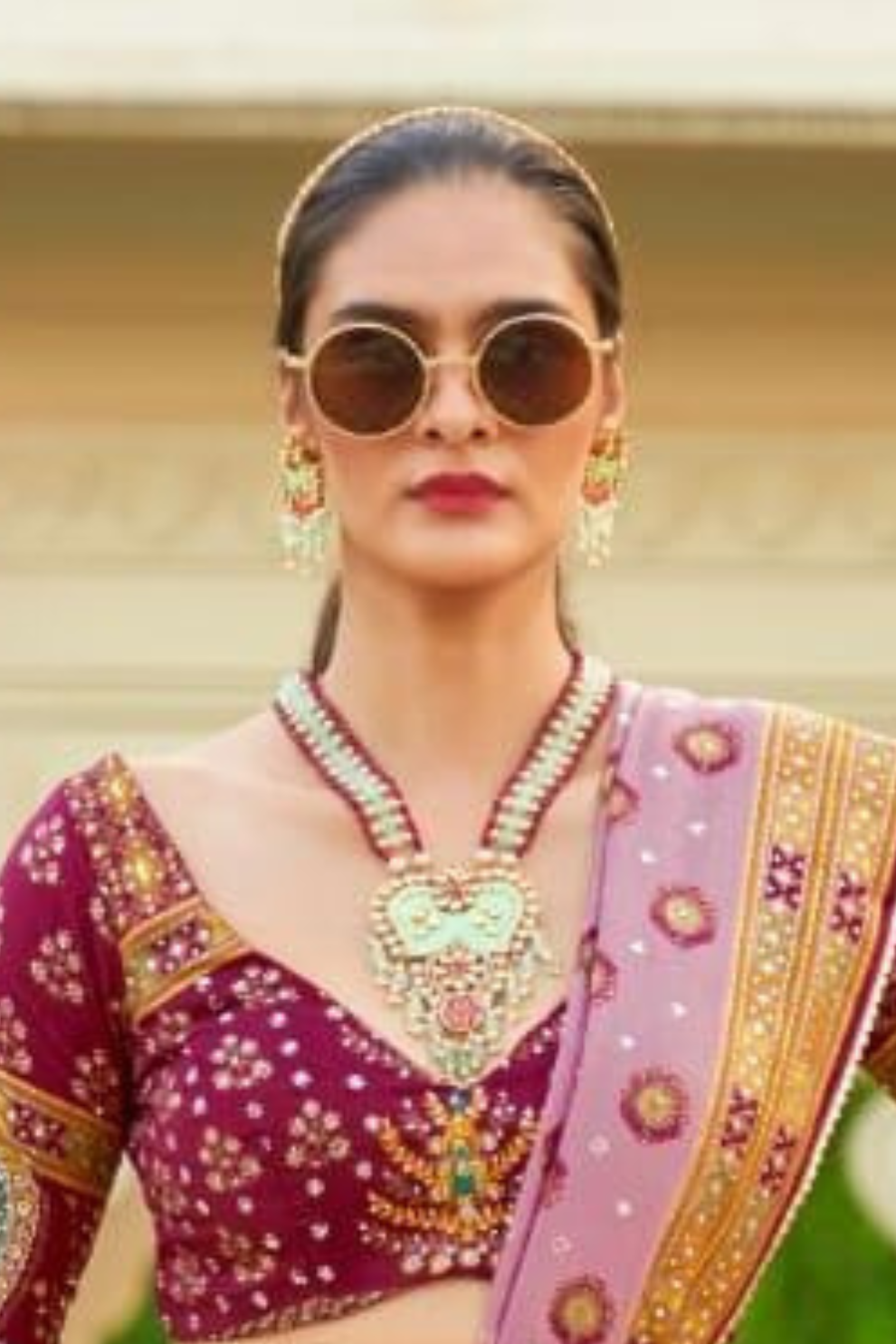 Maroon Majesty Lehenga Choli with Traditional Patola Lehenga - LaVante Fashion