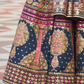 Royal Blue Rajwadi Patola Lehenga with Intricate Weaving - LaVante Fashion