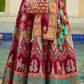 Maroon Majesty Lehenga Choli with Traditional Patola Lehenga - LaVante Fashion
