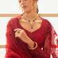 Gorgeous Red Net Lehenga Choli With Intricate Embroidery