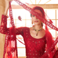 Red Cord Embellished Designer Lehenga Choli For Weddings & Parties