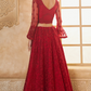 Classic Red Color Designer Lehenga Choli – Elegant & Timeless