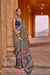 Polyester Viscose Silk Saree with Exclusive Ajrakh Print - LaVante Fashion
