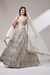 Elegant Mirror & Sequin Embroidered Net Party Lehenga