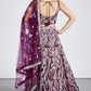 Net Sequins And Thread Embroidery Lehenga Choli Dupatta
