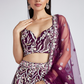 Net Sequins And Thread Embroidery Lehenga Choli Dupatta