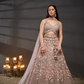 Heavy Zarkan Embroidery Semi-Stitched Lehenga Choli with Dupatta