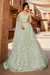 Designer Net Lehenga Choli with Sequin Embroidery and Coordinated Dupatta