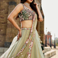 Stylish Net Lehenga Choli & Dupatta Highlighted with Sequins Embroidery