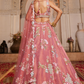 Graceful Net Lehenga Choli Set with Sequined Dupatta