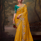 Heavy Embroidered Designer Silk Saree for Elegant Occasions
