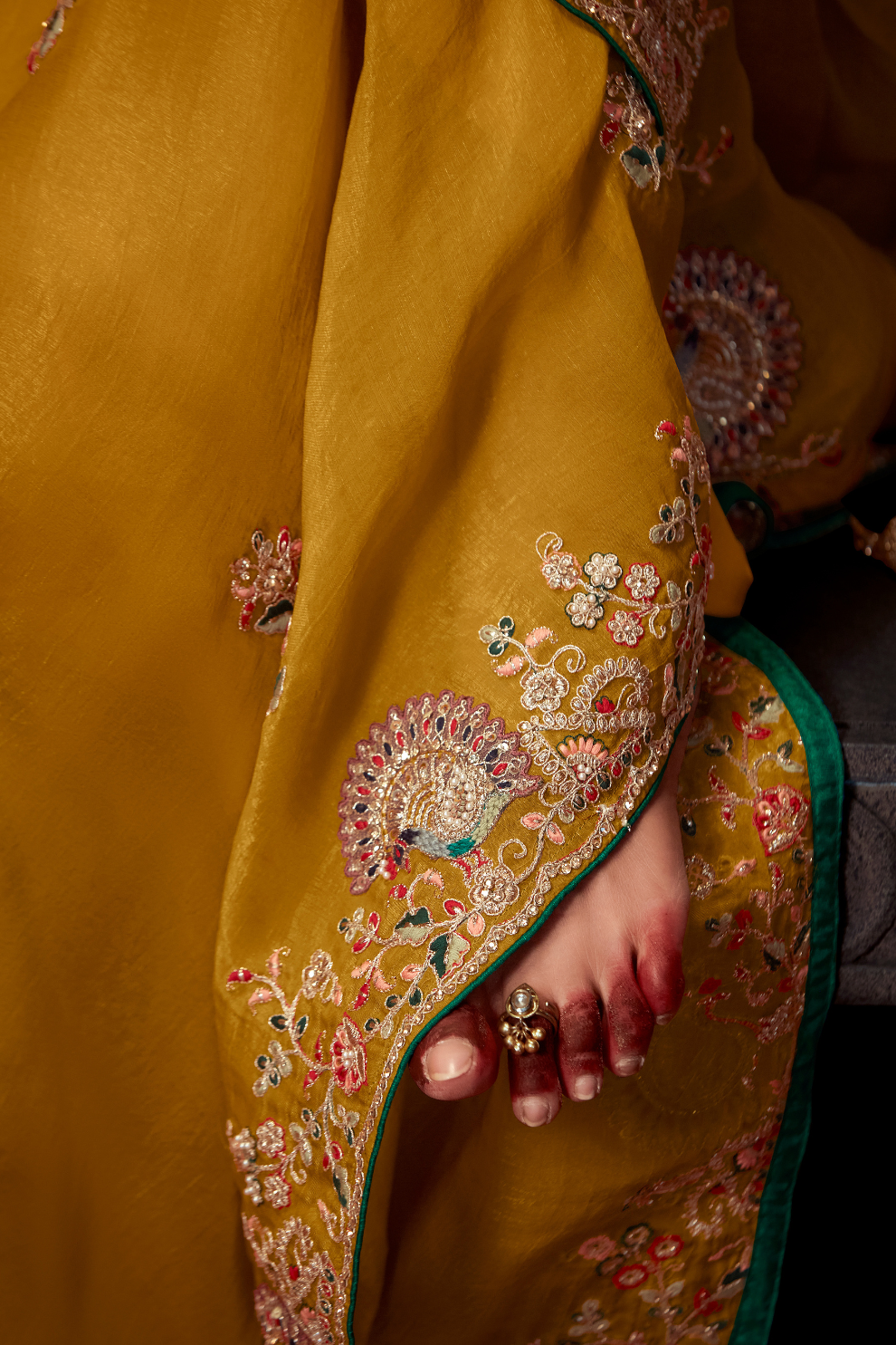 Heavy Embroidered Designer Silk Saree for Elegant Occasions