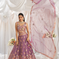 Designer Organza Embroidered Lehenga Choli with Glamorous Sequins