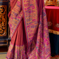 Elegant Printed Jamewar Saree – Blended Silk