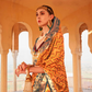 Elegant Patola Printed Art Silk Saree with Intricate Design