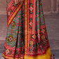 Dola Silk Saree with Ethnic Traditional  Patola Print Design
