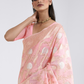 Traditional Linen Silk Saree with Elegant Zari Patterns