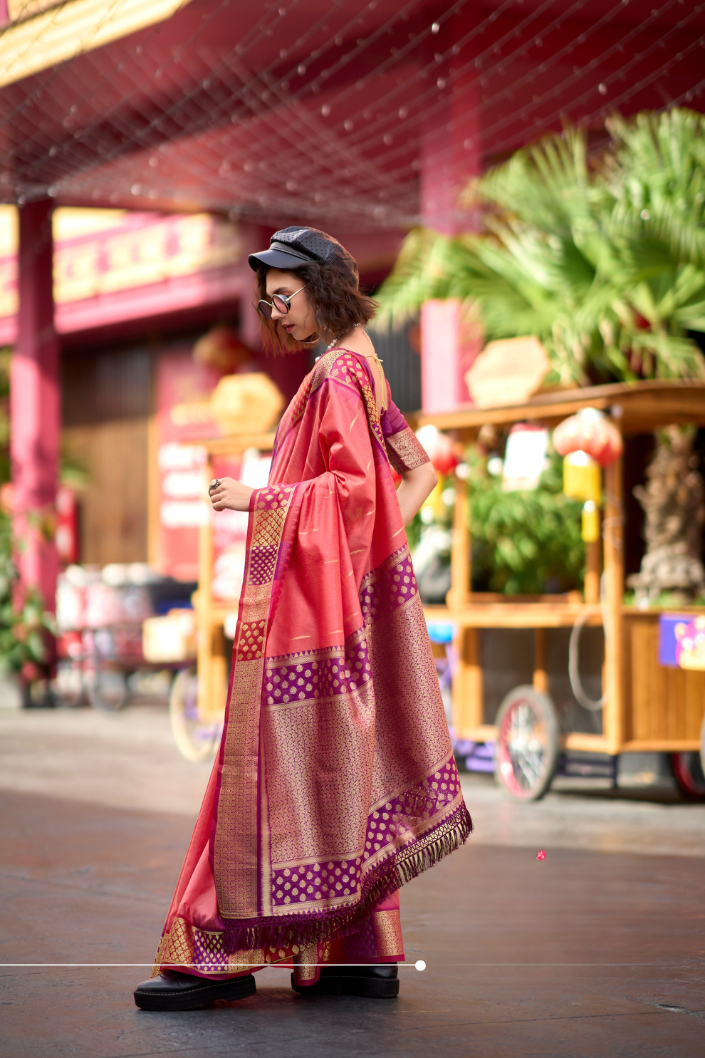 Heritage Handloom Banarasi Silk Saree Pure Regal & Timeless - LaVante Fashion