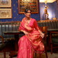Pure Satin Weaving Silk Saree with Luxurious Glossy Finish