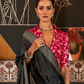 Pure Viscose Handloom Saree with Contrast Heavy Blouse