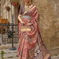 Traditional Wear Pure Silk Saree with Artistic Prints