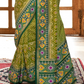 Designer Soft Silk Saree with Patola Prints