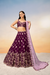 Pure Georgette With Heavy Sequins Embroidery Lehenga Choli Dupatta