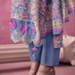 Pure Muslin Salwar Suit with Digital Print & Elegant Embroidery