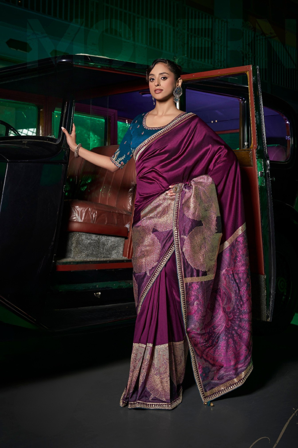 Pure Silk Saree with Beautifully Weaved Pallu and Border - LaVante Fashion