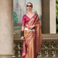 Pure Tissue With Beautiful Designer Pallu and blouse - LaVante Fashion