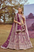 Pure Silk Bridal Lehenga Choli With Moti And Cording Embroidery