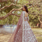 Elegant Satin Lehenga Set with Handcrafted Sequin Embroidery