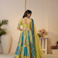 Traditional Designer Lehenga Featuring Embroidery and Intricate Cut Work