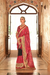 Printed Banarasi Silk Saree with Ultra Smooth Gloster Touch