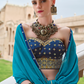 Graceful Cutdana Work Silk Lehenga Choli in Light & Navy Blue - LaVante Fashion