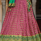 Maroon Traditional Printed Premium Silk Lehenga Set - LaVante Fashion