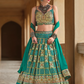 Green Art Silk Fabric for Lehenga – Trendy and Versatile - LaVante Fashion