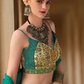 Green Art Silk Fabric for Lehenga – Trendy and Versatile - LaVante Fashion