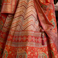 Sunlit Ombre Orange Silk Lehenga Choli - LaVante Fashion