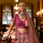 Radiant Pink Silk Lehenga For Special Occasions - LaVante Fashion
