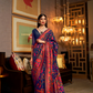 Banarasi Jamawar Silk Saree with Traditional Woven Design