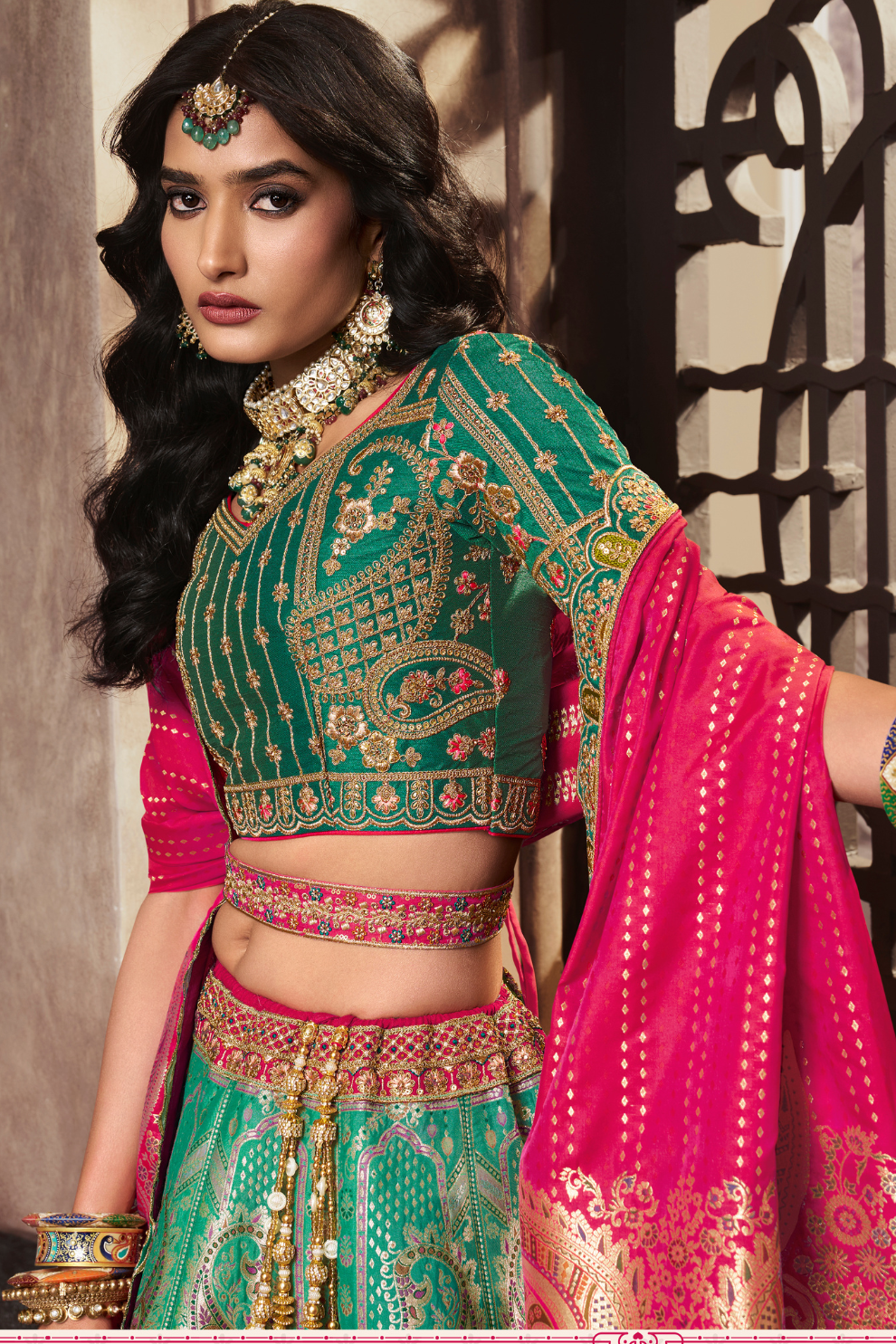 Designer Silk Lehenga Choli with Intricate Zarkan and Sequin Embroidery