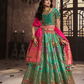 Designer Silk Lehenga Choli with Intricate Zarkan and Sequin Embroidery