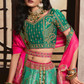 Designer Silk Lehenga Choli with Intricate Zarkan and Sequin Embroidery