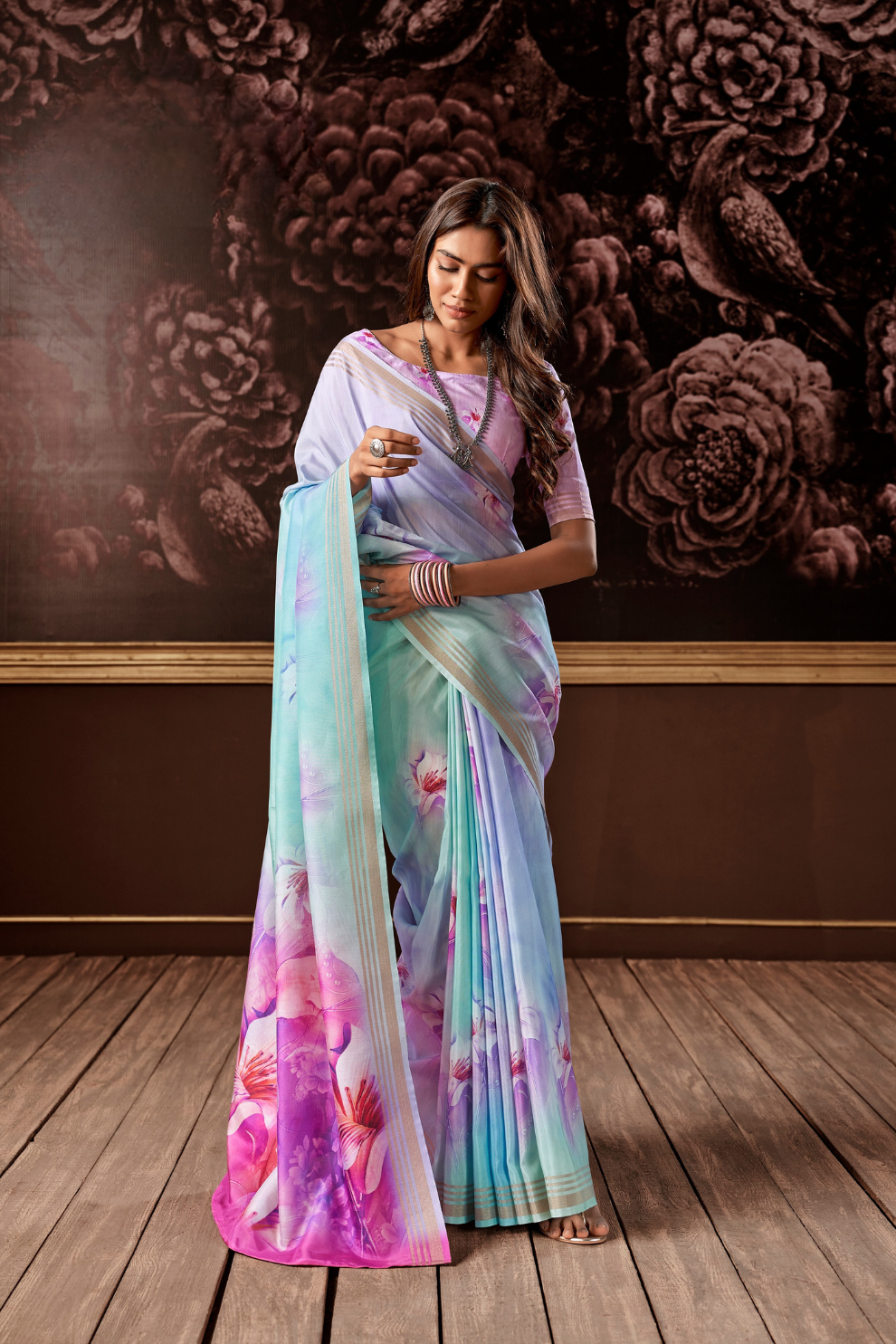 Pure Handloom Silk Fabric in a Smooth Elegant Finish - LaVante Fashion