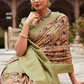 Soft Nylon Crepe with Zari Weaving & Digital Print - LaVante Fashion