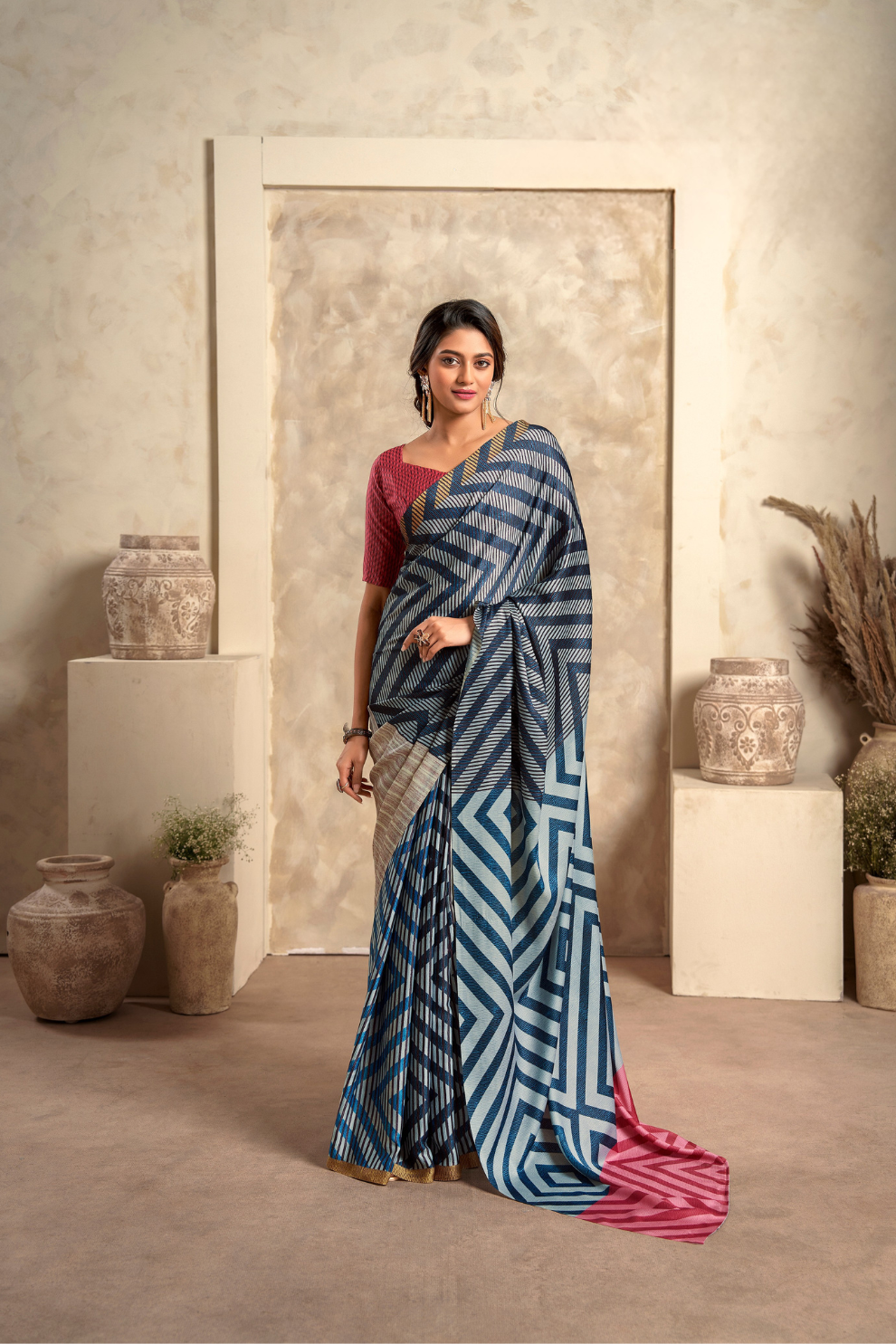 Digitally Printed Soft Satin Silk for Effortless Elegance - LaVante Fashion