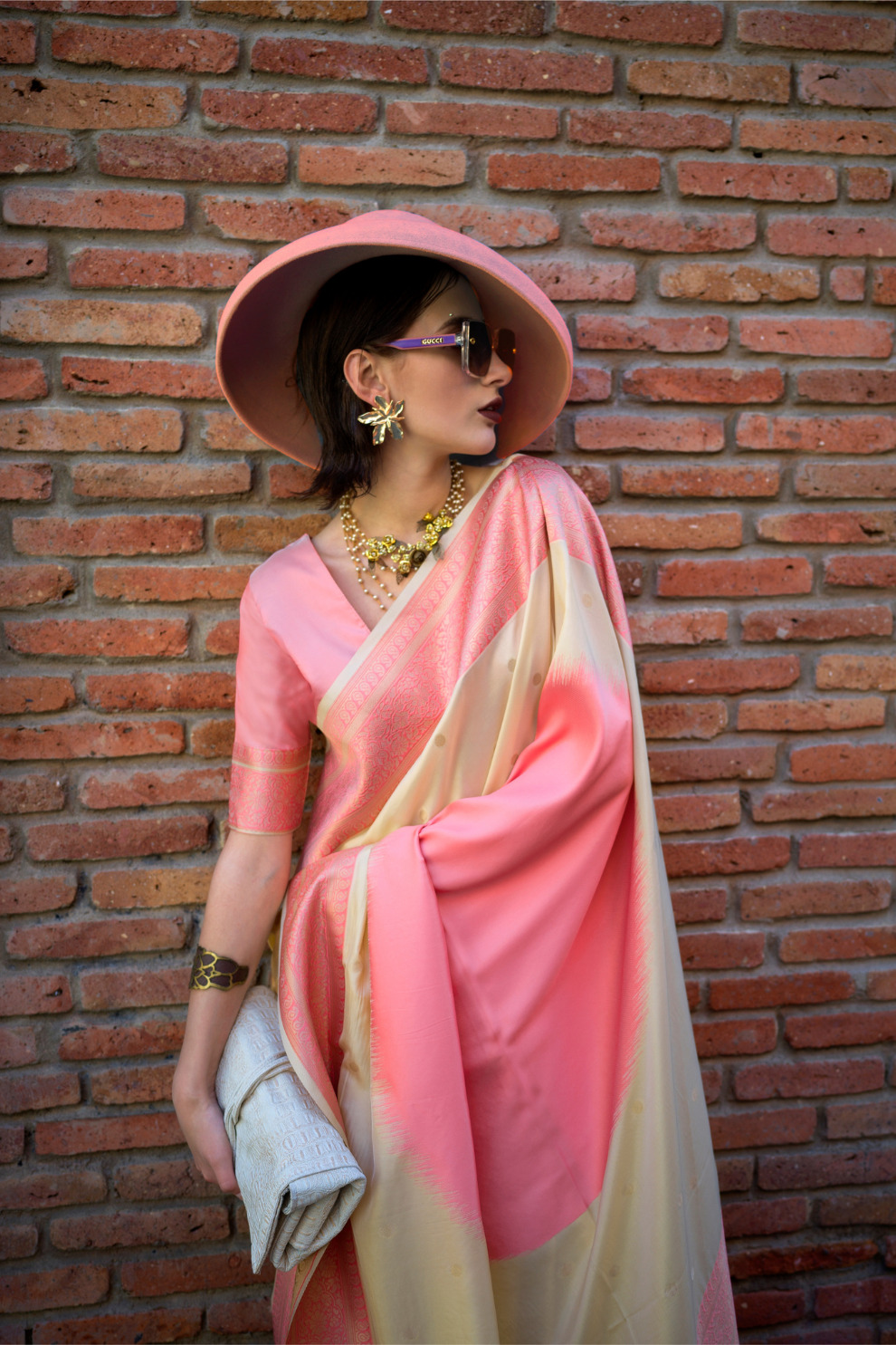 Banarasi Soft Silk Saree with Traditional Zari Weaving