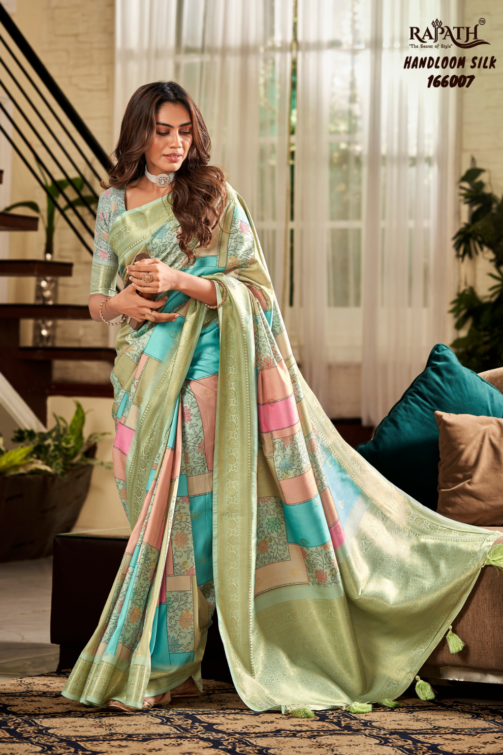 Elegant Soft Silk Saree with Contemporary Digital Print - LaVante Fashion